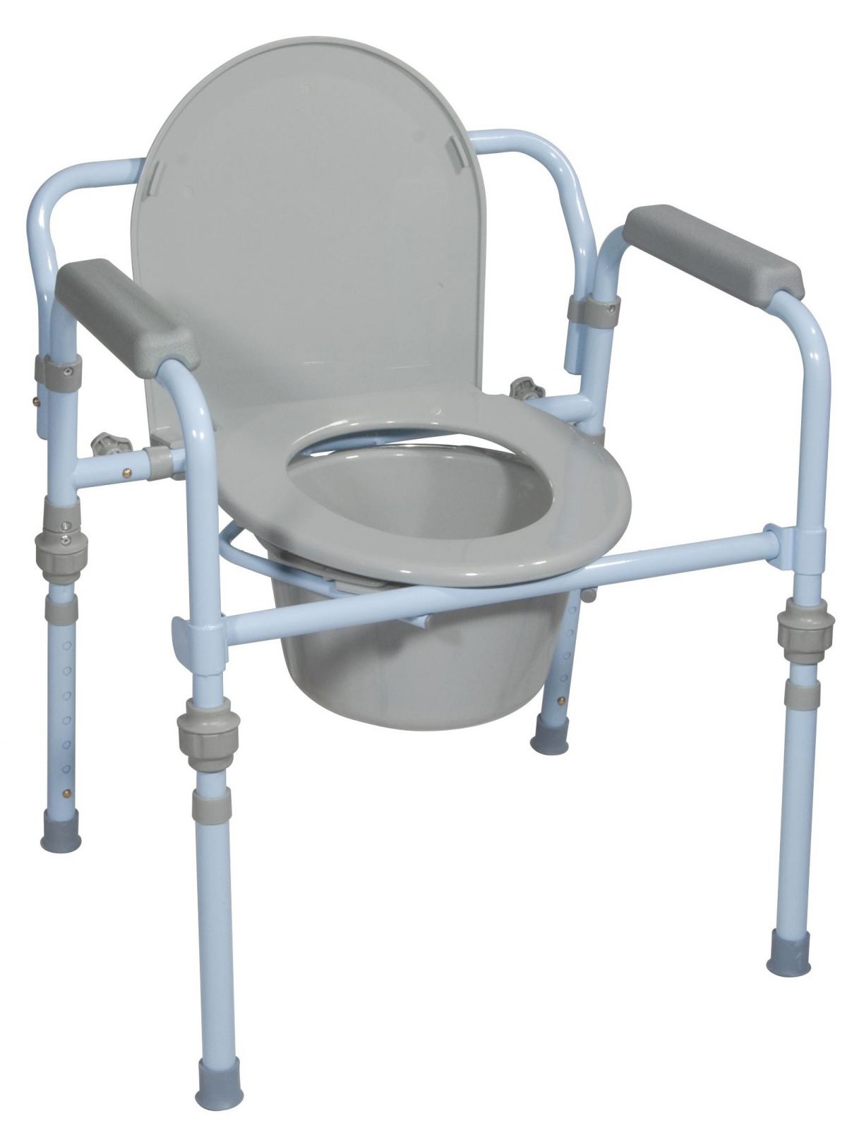 Folding Steel Commode, Retail